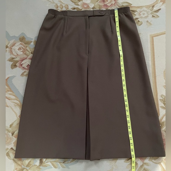 Cocoa brown vintage skirt size 16 - Picture 4 of 7